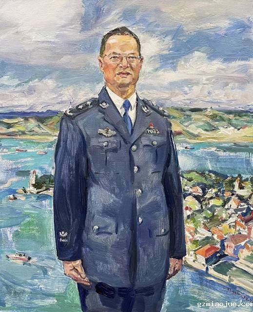 王紫华：忠诚护山河——致敬潘东升同志， 80cm x 60cm